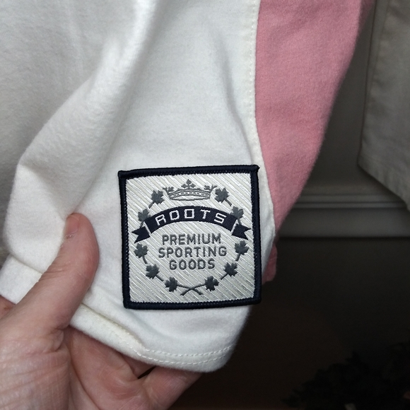 Roots NHL Pink & Cream Toronto Maple Leafs Long Sleeve T-Shirt - Picture 4 of 10